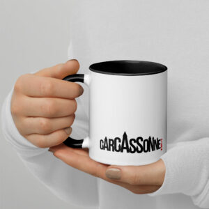 Carcassonne Je t'Aime Mug with Colored Inside