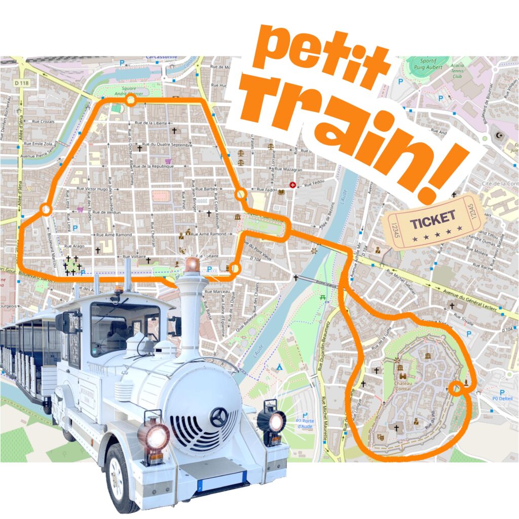 carcassonne little train tourist petit train price 2