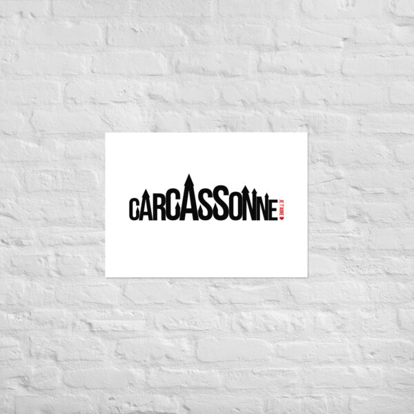 Carcassonne Je t'Aime Poster Affiche - Image 6