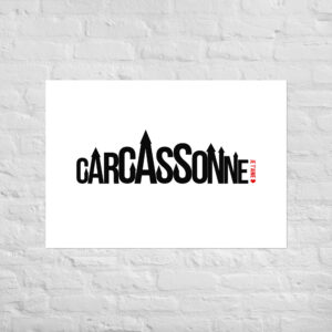 Carcassonne Je t'Aime Poster Affiche