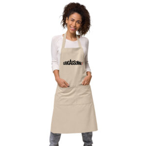 Carcassonne Je t'Aime Organic cotton apron