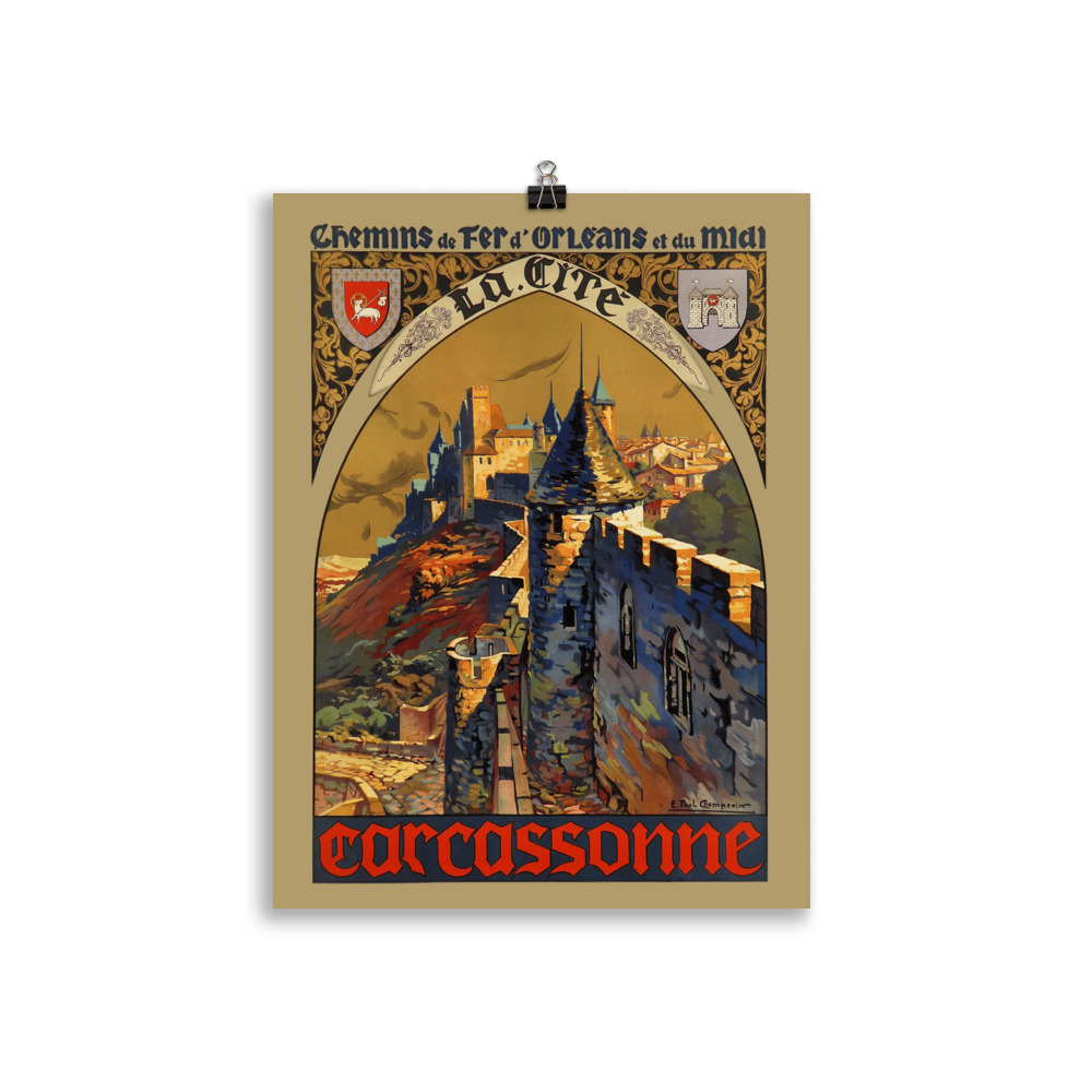 Poster Carcassonne Chemin de Fer - Image 2