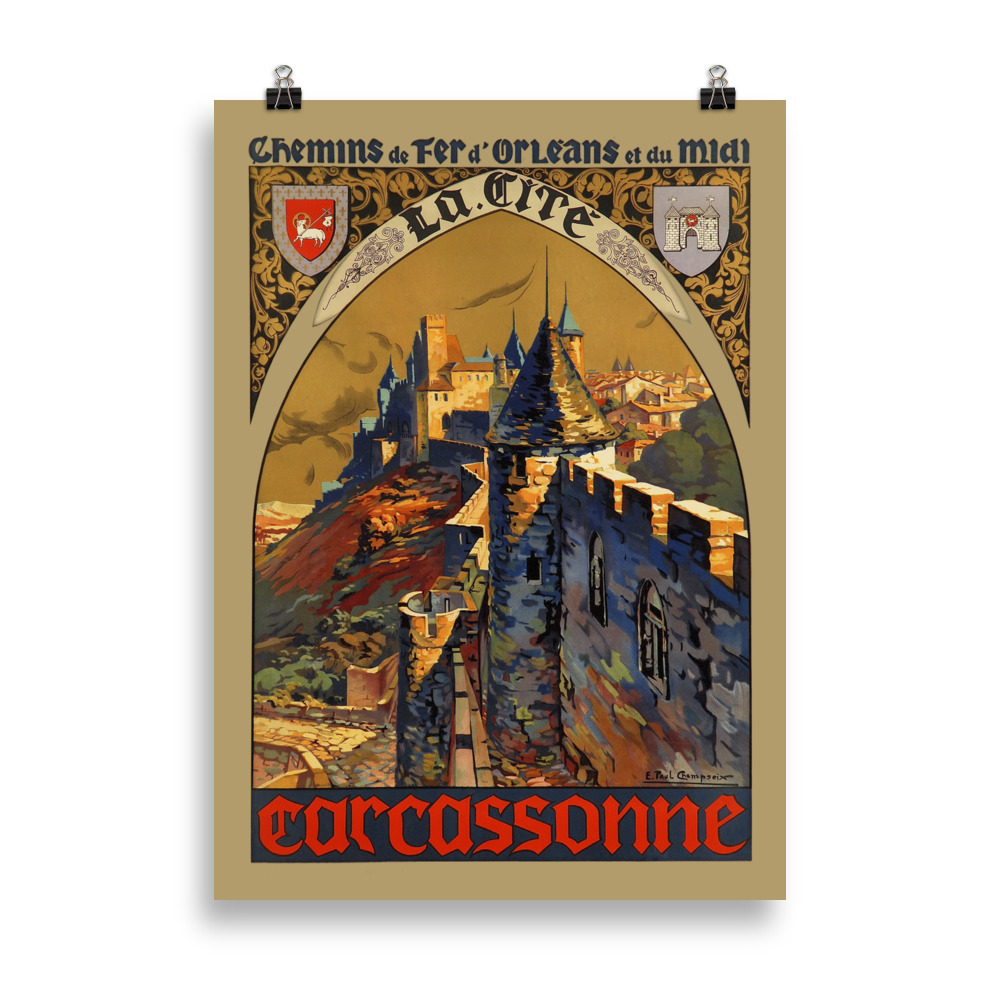 Poster Carcassonne Chemin de Fer - Image 3