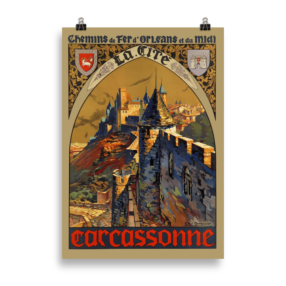 Poster Carcassonne Chemin de Fer - Image 4