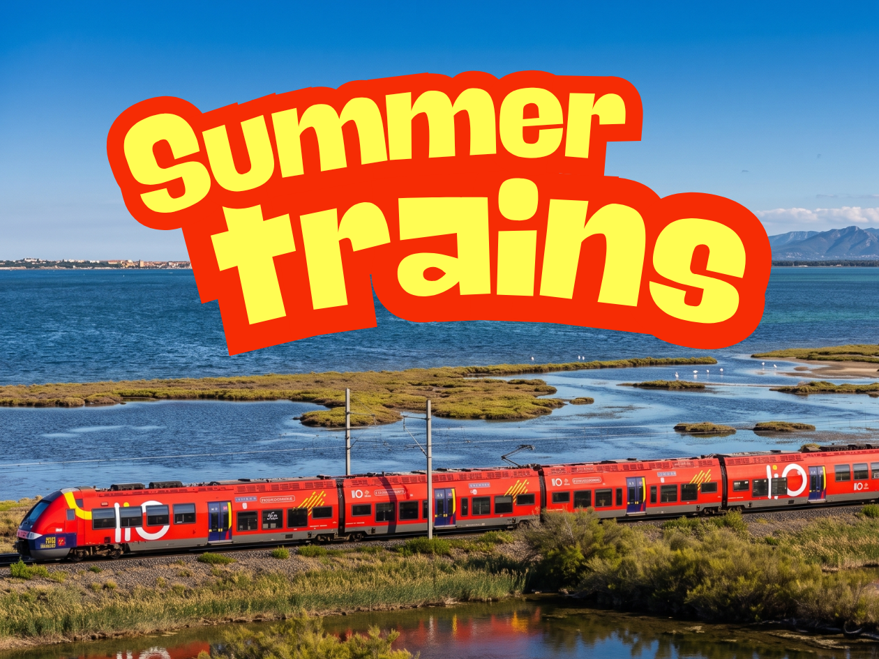 Summer Trains Aude and Occitanie Carcassonne je taime